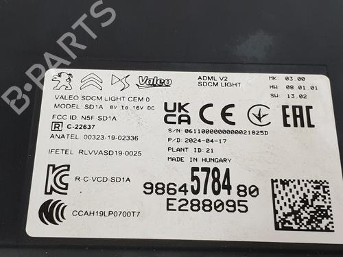 Electronic module OPEL ASTRA L Sports Tourer (O5) 1.2 (FRHNSL, FRHNSR) | BP22703805M83 