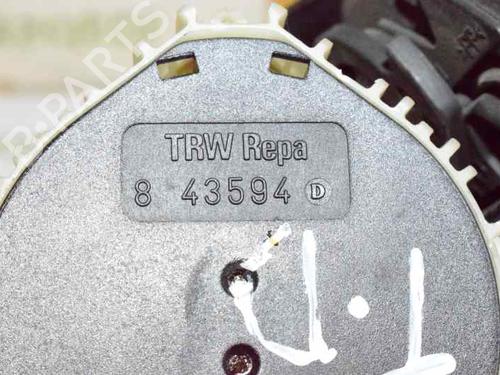 Rear right seatbelt VW TOURAN (1T1, 1T2) 1.9 TDI | BP6623146I28 