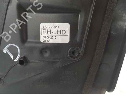 Right mirror PEUGEOT 107 (PM_, PN_) 1.0 | BP8138527C27 
