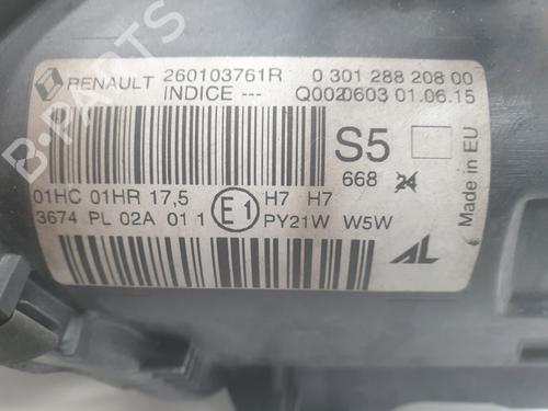 Højre forlygte RENAULT MEGANE III Hatchback (BZ0/1_, B3_) 1.2 TCe (BZ2B, BZ11) | BP30706785C29