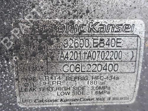 AC compressor NISSAN NAVARA NP300 (D40) 2.5 dCi 4WD | BP4242286M34 