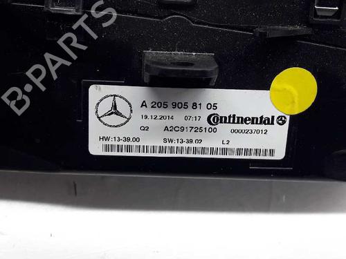 Climate control MERCEDES-BENZ C-CLASS (W205) C 220 BlueTEC / d (205.002, 205.004) | BP3662839I5 