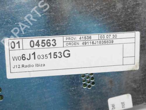 Radio SEAT IBIZA IV SC (6J1, 6P5) 1.2 TDI | BP774485E6 