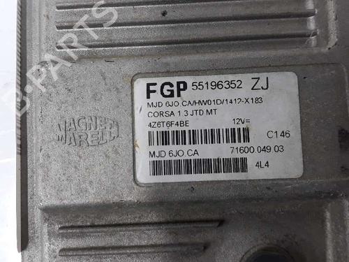 Engine control unit (ECU) OPEL CORSA C (X01) 1.3 CDTI (F08, F68) | BP4735471M57 