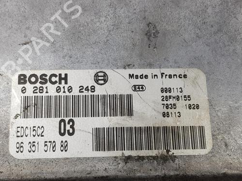 Engine control unit (ECU) PEUGEOT 406 (8B) 2.0 HDI 110 | BP18026648M57 