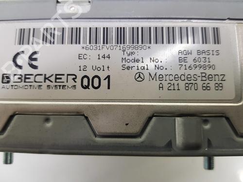 Radio MERCEDES-BENZ CLS (C219) CLS 350 (219.357) | BP9415173E6 