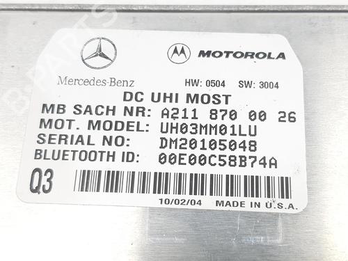 Electronic module MERCEDES-BENZ E-CLASS (W211) E 500 (211.070) | BP16061232M83 