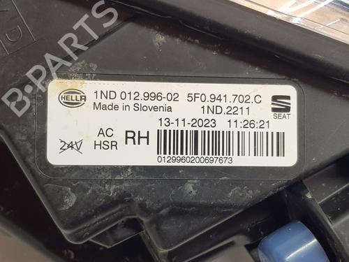 Right front fog light SEAT LEON (KL1, KLG)  | BP29436811C31 