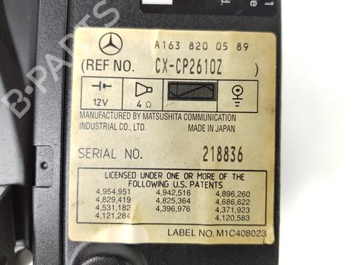 Radio MERCEDES-BENZ M-CLASS (W163) ML 320 (163.154) | BP18644257E6 