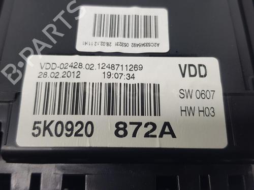 Instrument cluster VW GOLF VI (5K1) 1.6 TDI | BP16435972C47 