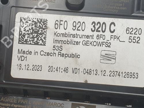 Instrument cluster SEAT ARONA (KJ7, KJP) 1.0 TSI | BP29167218C47 