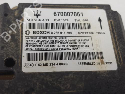 Airbag Kit MASERATI QUATTROPORTE VI 3.0 D | BP8303103C86 