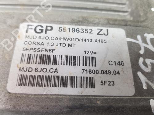 Engine control unit (ECU) OPEL COMBO Box Body/MPV 1.7 CDTI 16V | BP20190008M57 