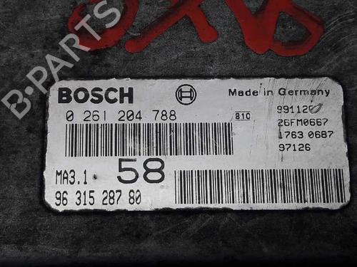 Engine control unit (ECU) CITROËN SAXO (S0, S1) 1.1 X, SX | BP3492458M57 