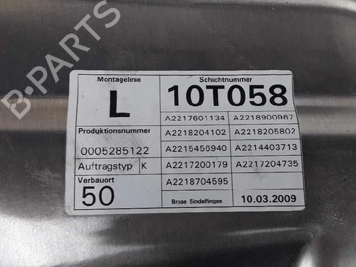 Front left window mechanism MERCEDES-BENZ S-CLASS (W221, V221) S 320 CDI (221.022, 221.122) | BP2338659C22 