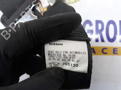 Rear center seatbelt NISSAN NAVARA NP300 (D40) 2.5 dCi 4WD | BP8747090I27 