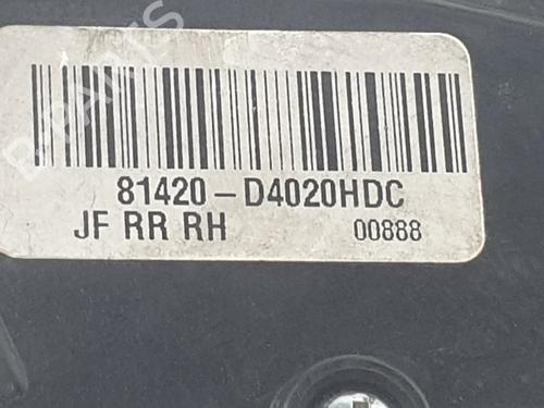 Rear right lock KIA OPTIMA (JF) 1.7 CRDi | BP21218752C99 