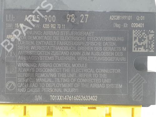 Kollisonspute sett MERCEDES-BENZ C-CLASS Convertible (A205) C 220 d (205.404) | BP29628765C86 