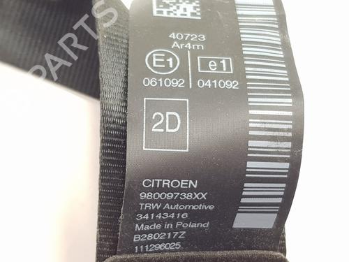 Rear right seatbelt CITROËN C4 CACTUS 1.6 BlueHDi 100 | BP37171294I28 - Image 4
