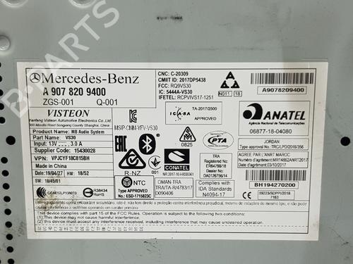 Radio MERCEDES-BENZ SPRINTER 5-t Van (B907)  | BP29436459E6 