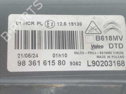 Right headlight CITROËN C3 III (SX) | BP35981600C29 - Image 2