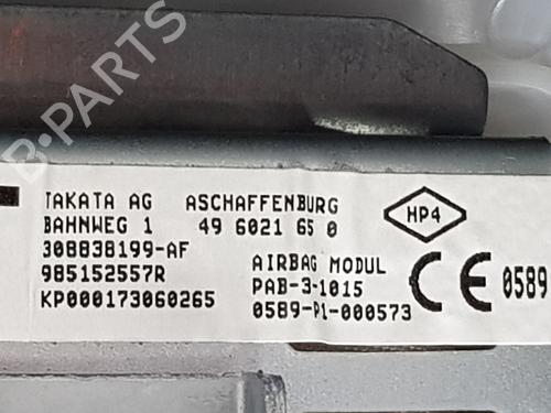 Airbag Kit RENAULT KADJAR (HA_, HL_) 1.5 dCi 110 (HLA3) | BP32234868C86