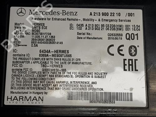 Electronic module MERCEDES-BENZ C-CLASS Convertible (A205) C 220 d (205.404) | BP29618575M83 