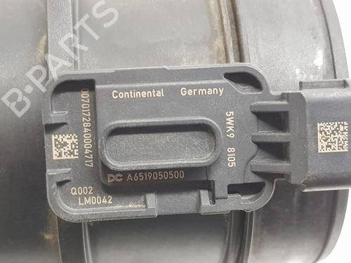 Mass air flow sensor MERCEDES-BENZ SPRINTER 4,6-t Van (B906) 416 CDI (906.653, 906.655, 906.657, 906.633, 906.635,... | BP25591707M95