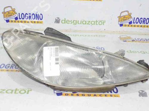 Left headlight PEUGEOT 206 Hatchback (2A/C) 1.6 i 6204S7  | 6204S7 |