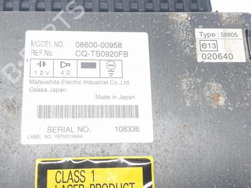 Radio TOYOTA LAND CRUISER PRADO (_J12_) 3.0 D-4D (KDJ120, KDJ125) | BP17541085E6 
