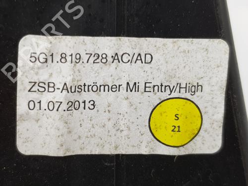 Air vent VW GOLF VII (5G1, BQ1, BE1, BE2) 2.0 TDI | BP14125999I21 