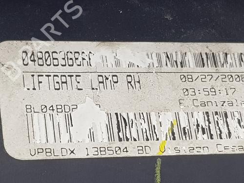 Right tailgate light DODGE JOURNEY 2.0 CRD | BP38181643C80 - Image 6