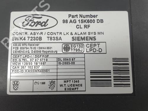 Electronic module FORD FOCUS I (DAW, DBW) 1.6 16V | BP9710272M83 