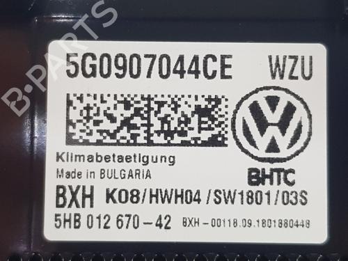Climate control VW GOLF VII (5G1, BQ1, BE1, BE2) 2.0 TDI | BP11600732I5 