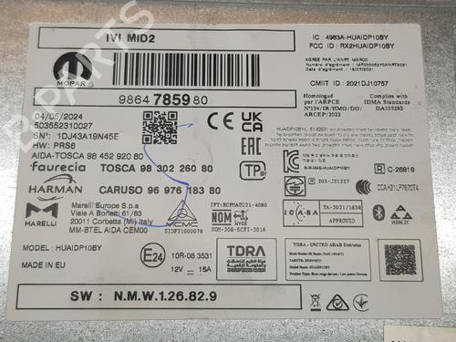 Radio OPEL ASTRA L Sports Tourer (O5) 1.2 (FRHNPJ) | BP25442794E6 