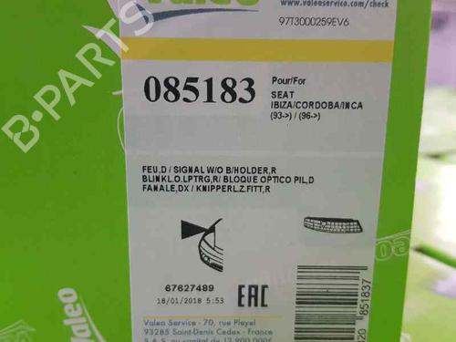 Right front indicator SEAT CORDOBA (6K1, 6K2) 1.9 D | BP6701686C33 