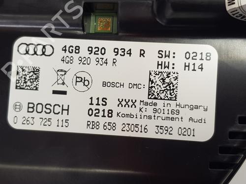 Instrument cluster AUDI A6 C7 (4G2, 4GC) 2.0 TDI | BP29489544C47 