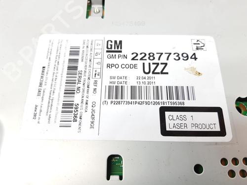 Radio OPEL ASTRA J (P10) 1.4 Turbo (68) | BP17863760E6 