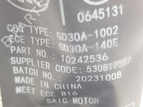 Rear right seatbelt MG MG ZS SUV (AZS1) 1.0 T-GDi | BP32219746I28 - Image 4