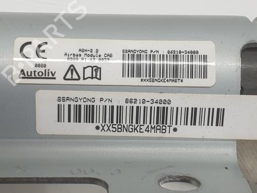 Venstre gardin kollisjonspute SSANGYONG KORANDO (CK) 2.0 e-XDi | BP30753864C11