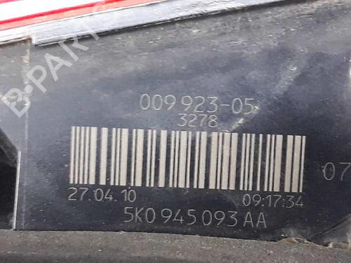 Left tailgate light VW GOLF VI (5K1) 1.6 TDI | BP13096261C79 