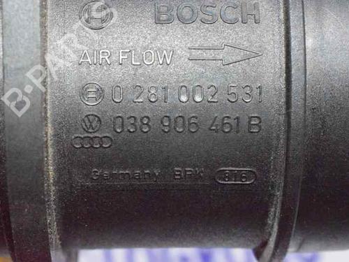 Mass air flow sensor VW GOLF V (1K1) 1.9 TDI | BP1637675M95 