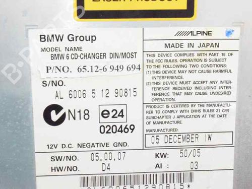 Radio BMW 5 Touring (E61) 520 d | BP780069E6 