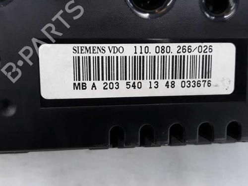 Instrument cluster MERCEDES-BENZ C-CLASS Coupe (CL203) C 220 CDI (203.708) | BP3384140C47 