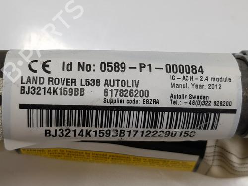 Right curtain airbag LAND ROVER RANGE ROVER EVOQUE (L538)  | BP29548195C12 