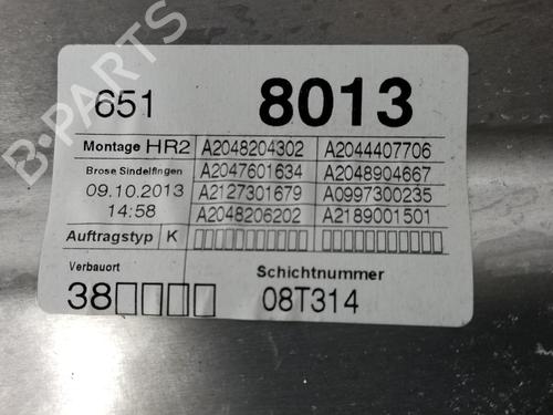 Rear right window mechanism MERCEDES-BENZ C-CLASS (W204) C 220 CDI (204.008) | BP9278970C25 