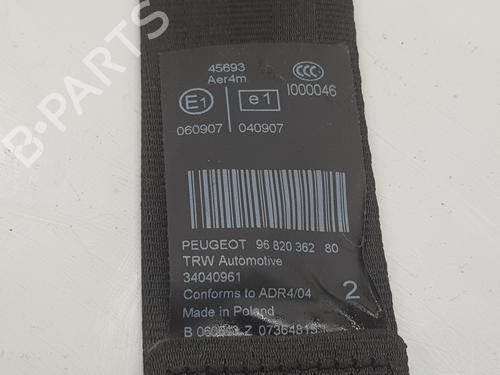 Rear right seatbelt PEUGEOT 3008 I MPV (0U_) 1.6 HDi | BP10366673I28 