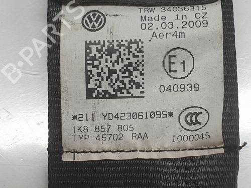 Rear left seatbelt VW SCIROCCO III (137, 138) 1.4 TSI | BP23406363I29 