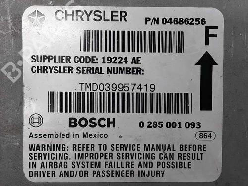 ECU airbags CHRYSLER VOYAGER / GRAND VOYAGER III (GS_, NS_) 2.5 TD | BP2973834M53 