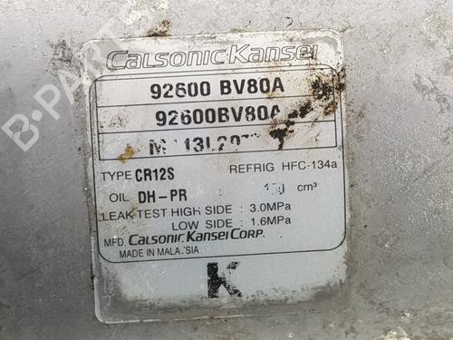 AC compressor NISSAN JUKE (F15) 1.2 DIG-T | BP8683781M34 